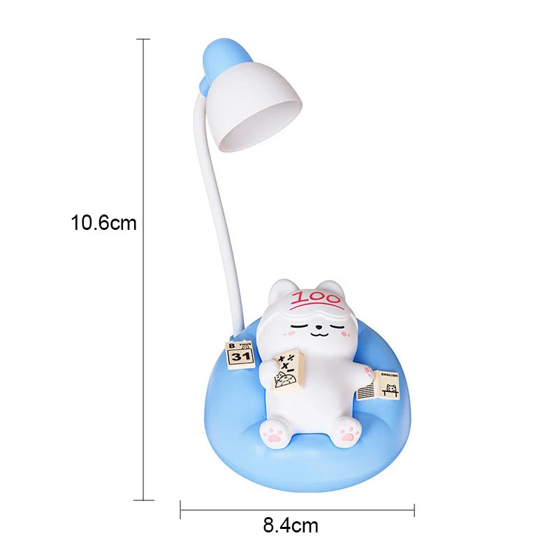 Lounging Animal USB Rechargeable LED Night Light