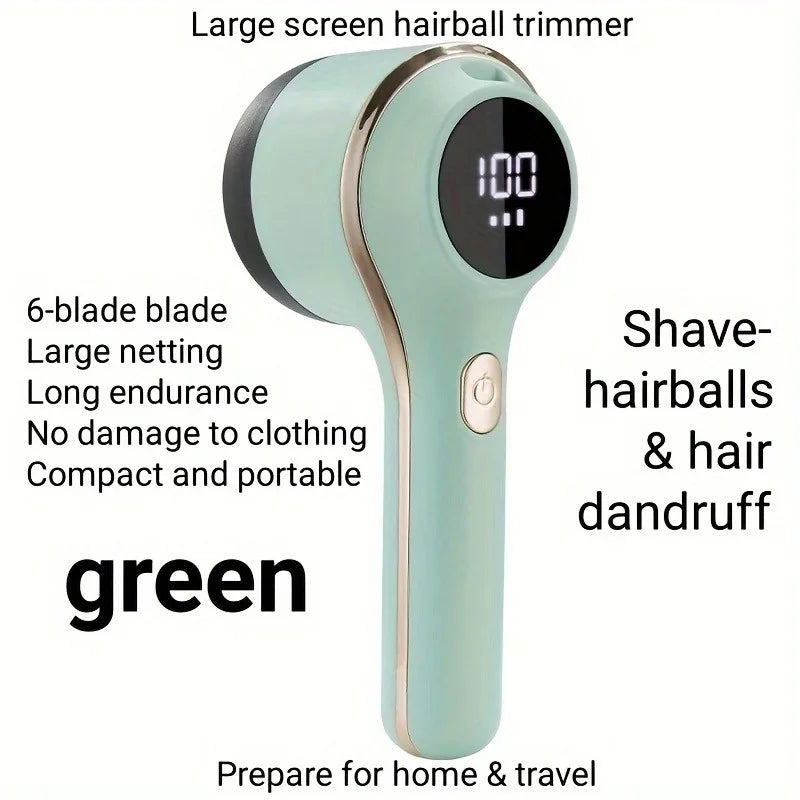 Rechargeable Fabric Lint Remover for Sweaters, Coats & Upholstery