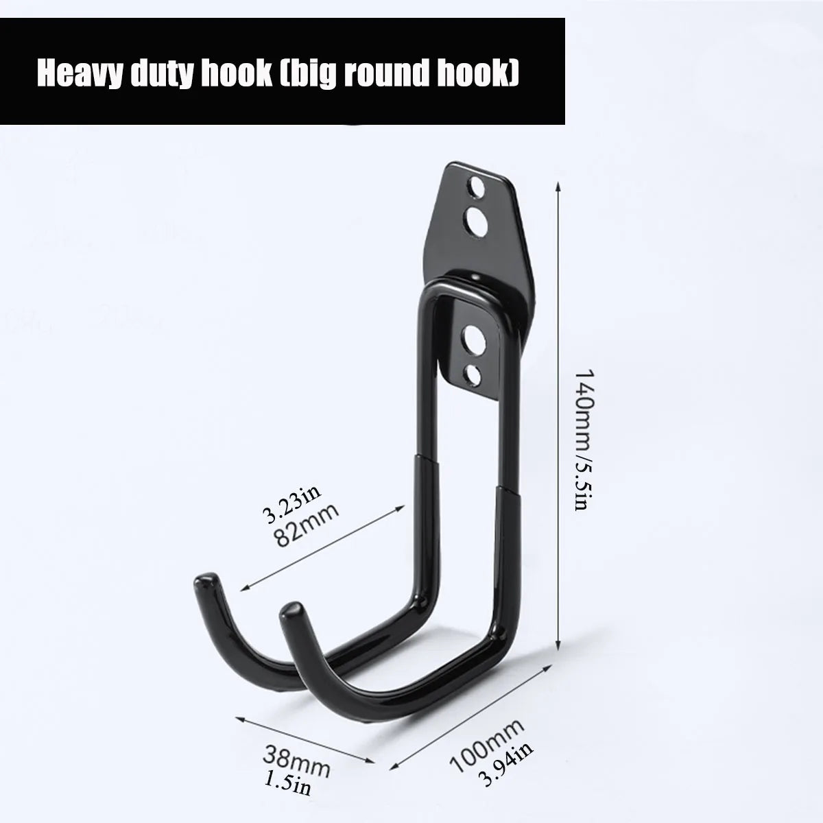Garage Wall Storage Hooks for Tools and Garden Equipment