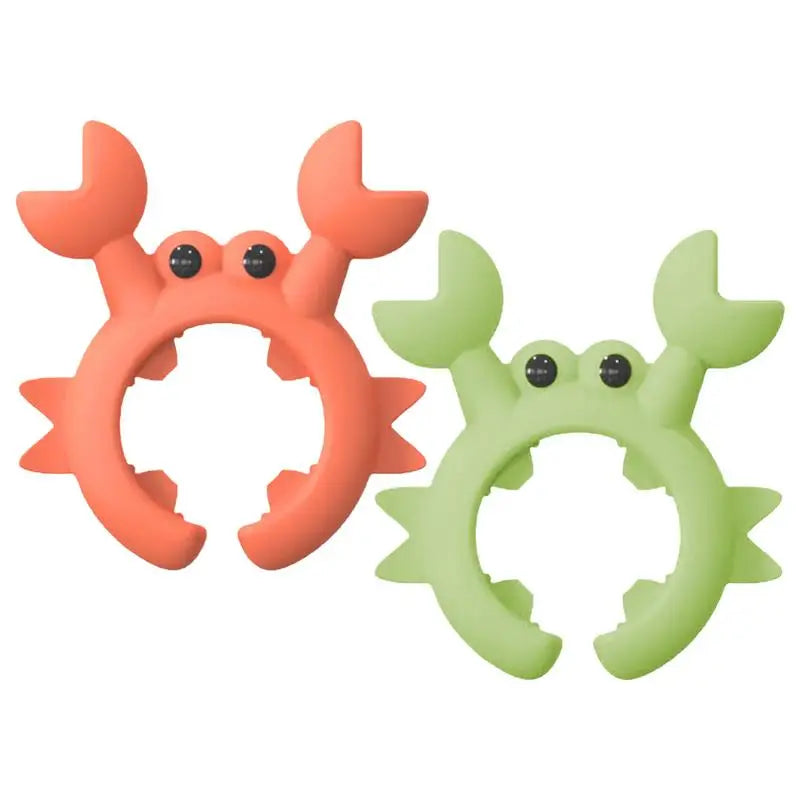 Crab-Shaped Silicone Utensil Rest for Kitchen Counters and Stovetops