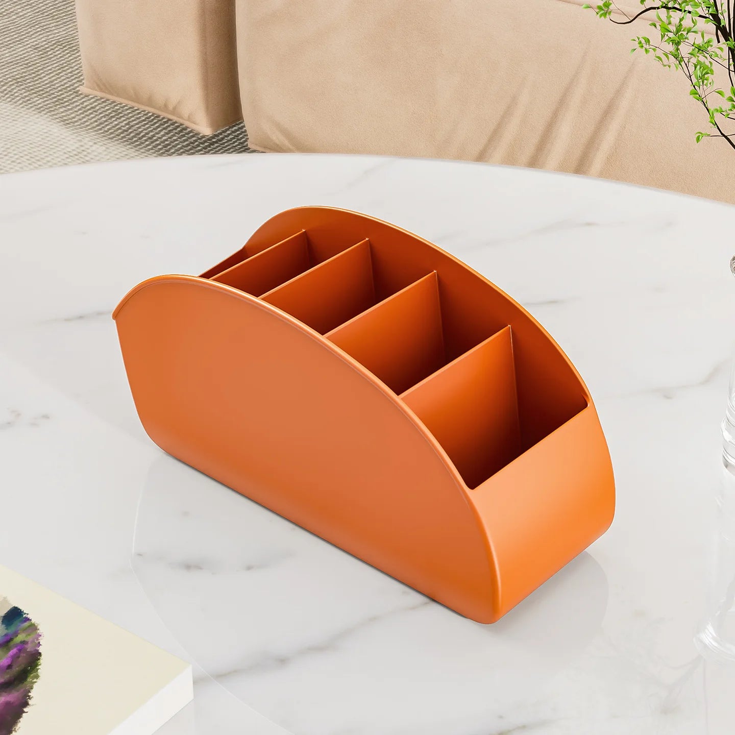 Remote Control Organizer Caddy for Living Room & Bedside Tables