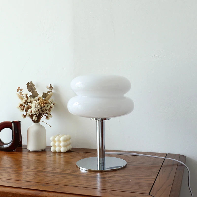 Arden Macaron Glass Table Lamp – Modern Bedside & Accent Lighting