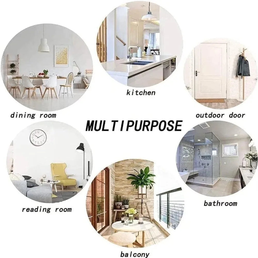Multipurpose use guide for geometric rugs including dining room, kitchen, entryway, bathroom, reading room, and balcony