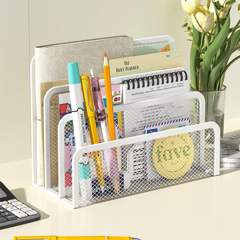 Mesh Desk Mail Organizer for Letters, Papers & Small Files