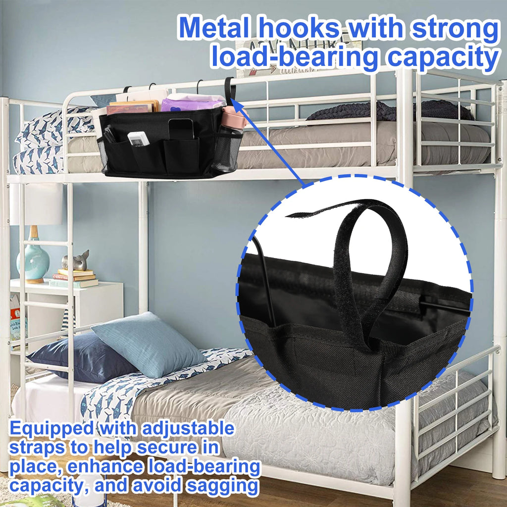 Bedside Hanging Caddy Organizer with Pockets – Oxford Cloth