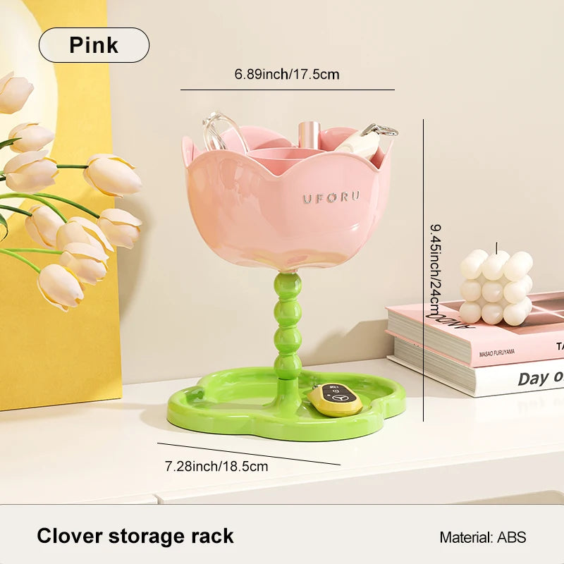 Flora Double-Tier Organizer Stand for Entryway or Bedroom
