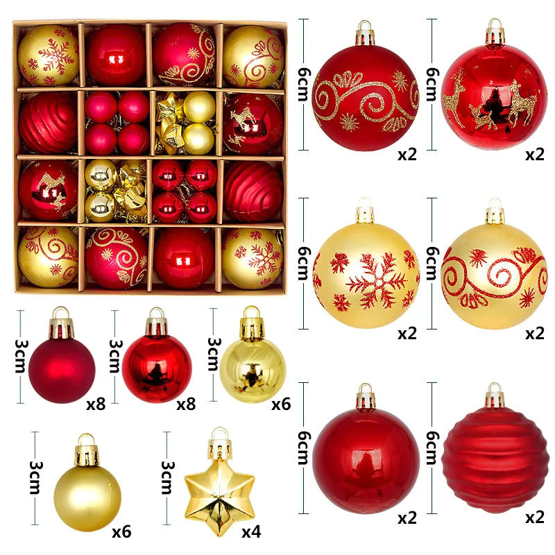 Winterberry Christmas Ornament Set for Tree Decorating