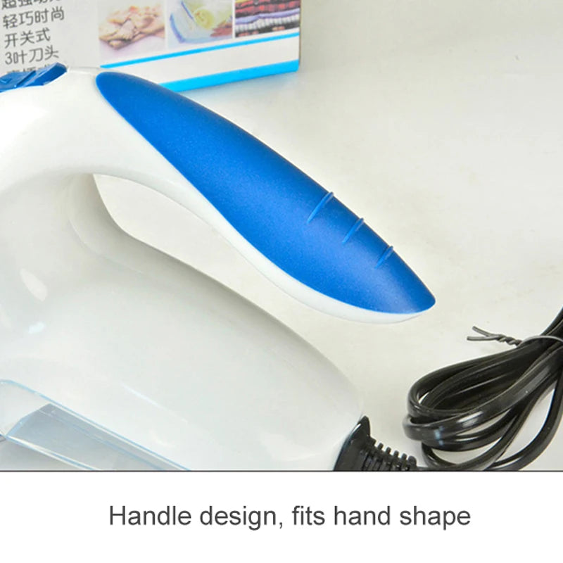 Plug-In Electric Lint Remover with Handle for Sweaters, Clothing, and Upholstery – White/Blue EU Plug