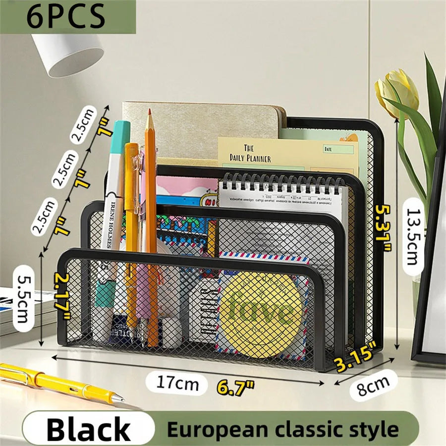 Mesh Desk Mail Organizer for Letters, Papers & Small Files