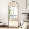 Elowen Arched & Rectangular Full Length Mirror with Aluminum Frame