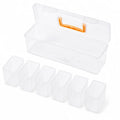 7-Compartment Portable Hardware Organizer Box