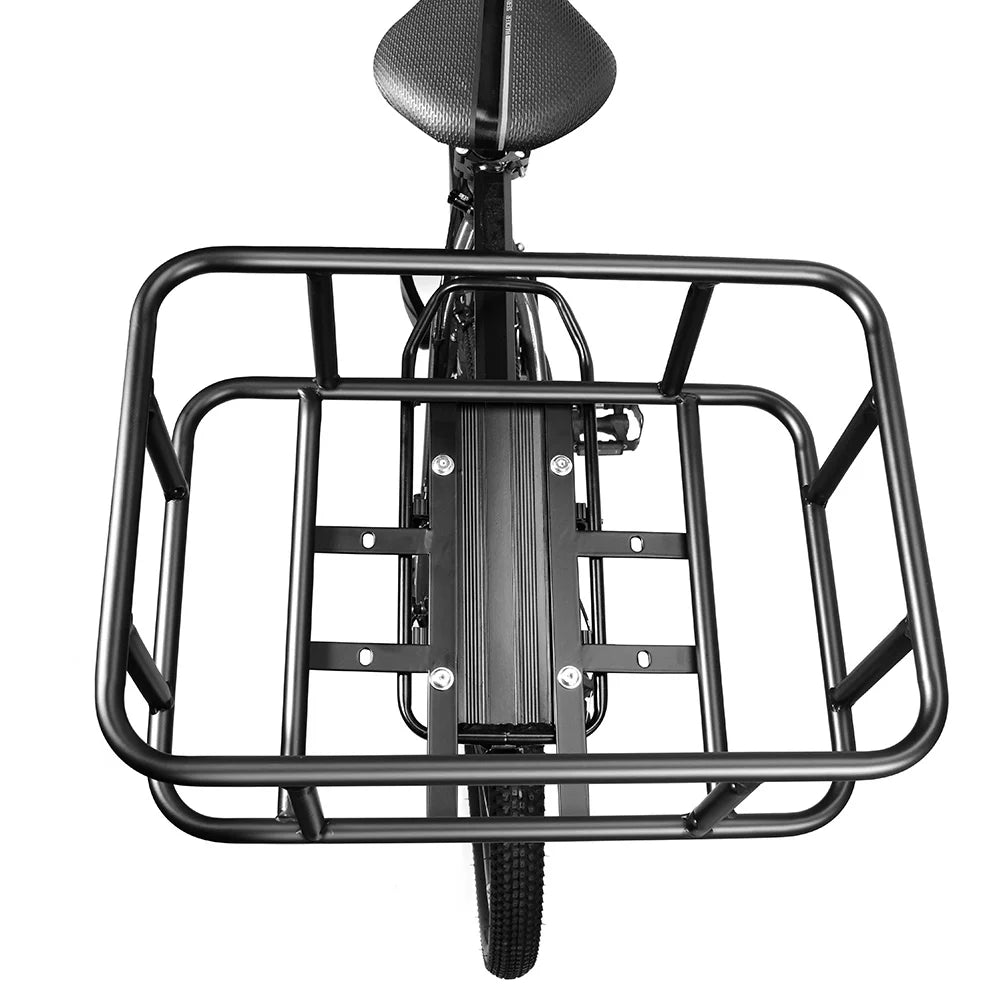 Folding Rear Bike Basket with Removable Insulated Bag for Everyday Carry