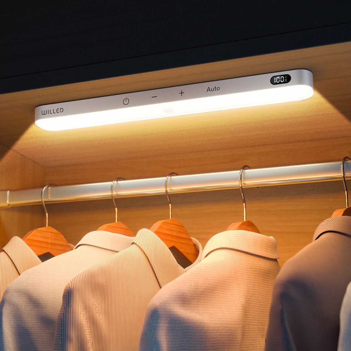 Rechargeable Motion Sensor Light Bar for Closets and Cabinets