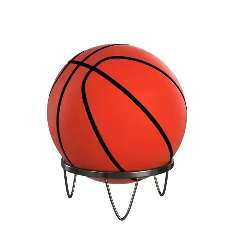 Freestanding Multi-Layer Ball Storage Rack for Basketball, Soccer & Volleyball – Black or White Carbon Steel Organizer for Bedroom