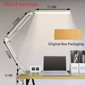 Adjustable LED Desk Lamp with Clamp – Dimmable Swing Arm Light for Home Office, Eye Comfort, and Small Spaces