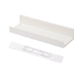 Slim White Self-Adhesive Wall Shelf for Bathroom, Kitchen & Bedroom Organization – Plastic, Drill-Free, 27cm