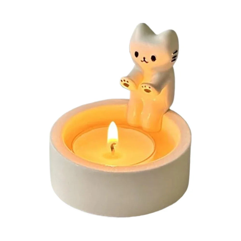 Mimi Kitten Tealight Candle Holder