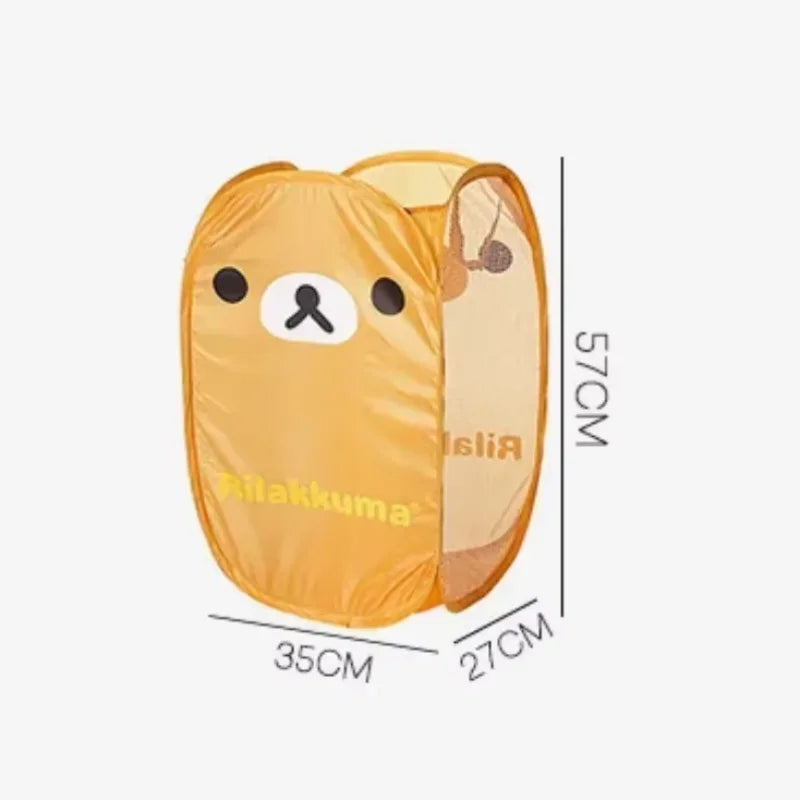 Cartoon Animal Mesh Pop-Up Laundry Hamper