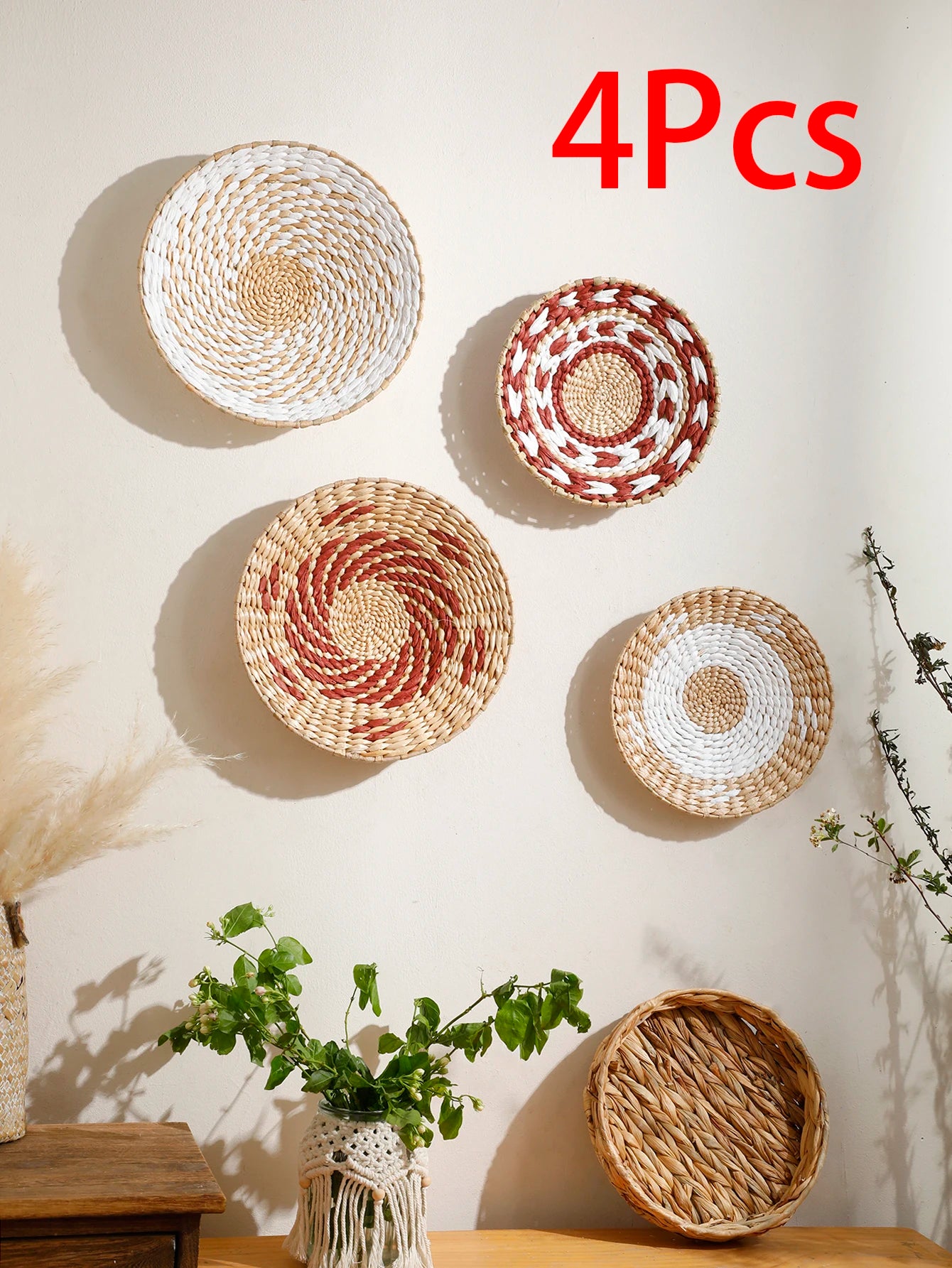 Marin Woven Seagrass Wall Basket Decor