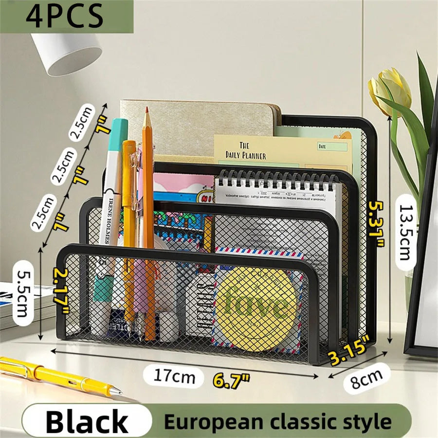Mesh Desk Mail Organizer for Letters, Papers & Small Files