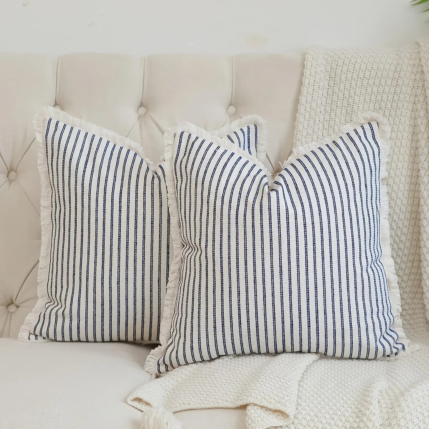Arlo Striped Throw Pillow Cover