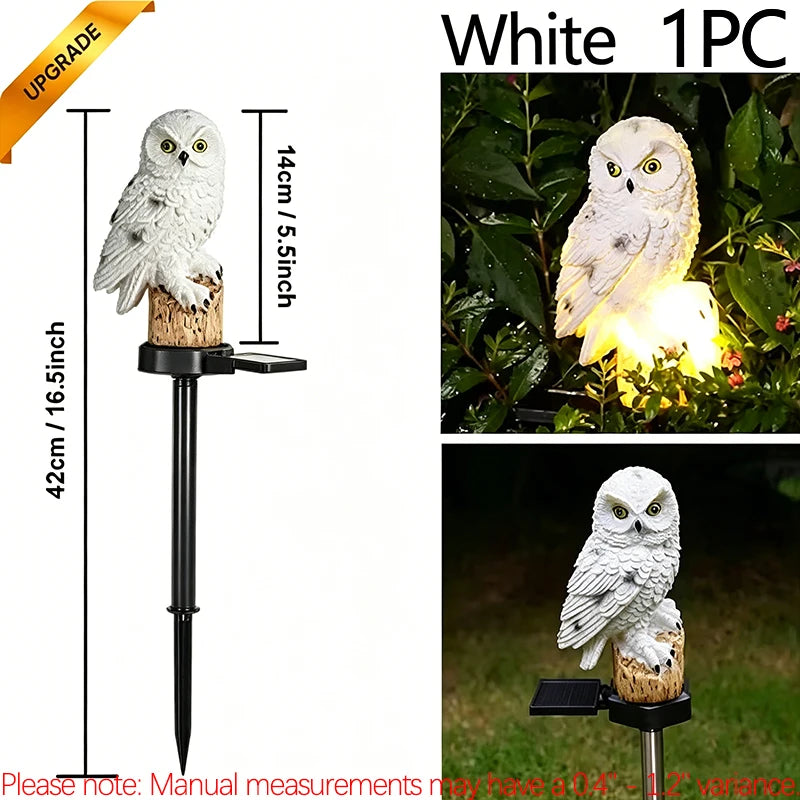 Owl Solar Garden Stake Light