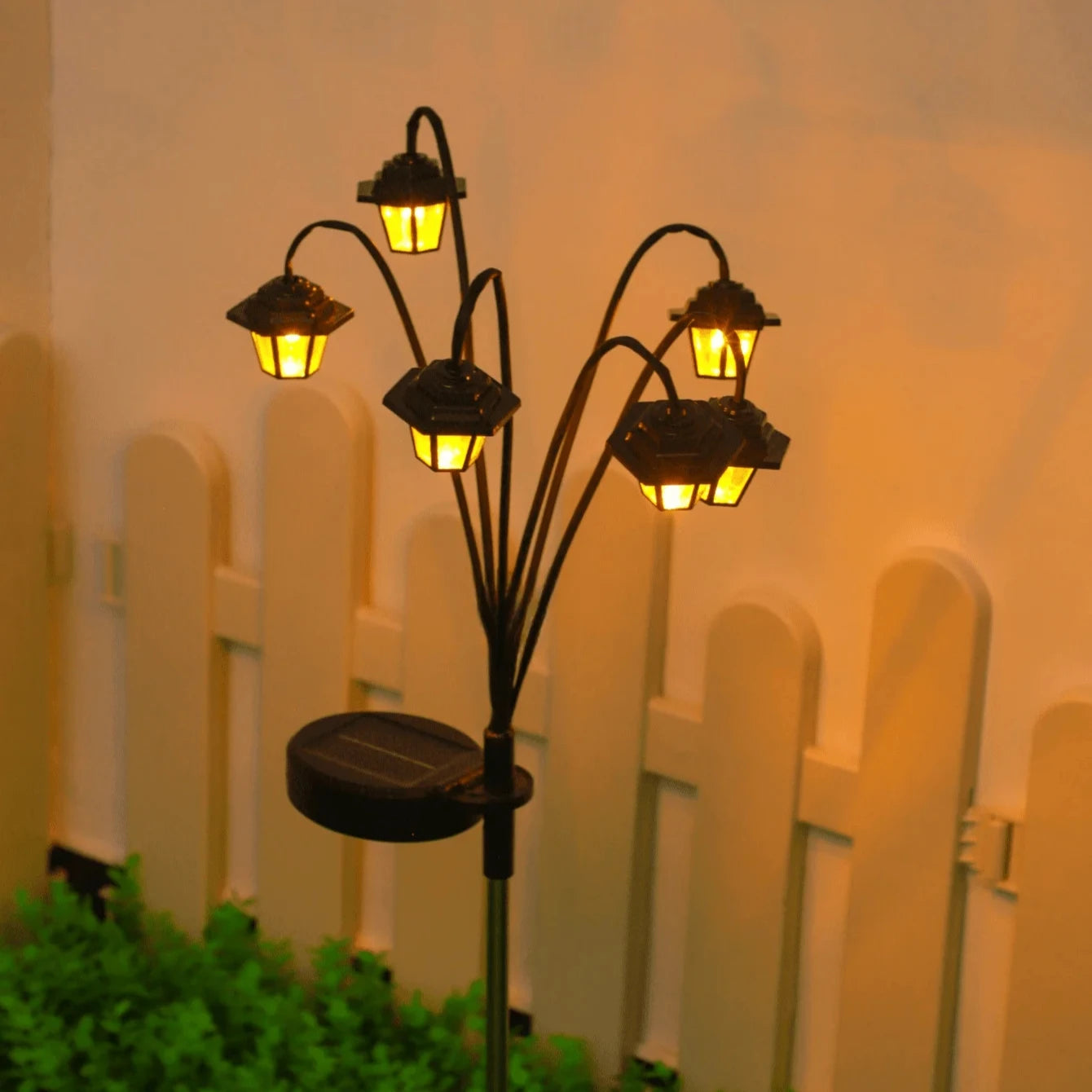 Willow Street Solar Lantern Light for Garden and Patio