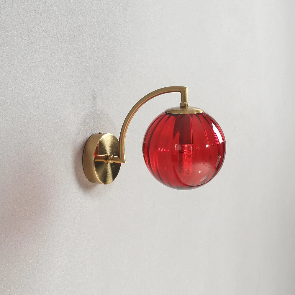 Camberley Ribbed Glass Wall Sconce