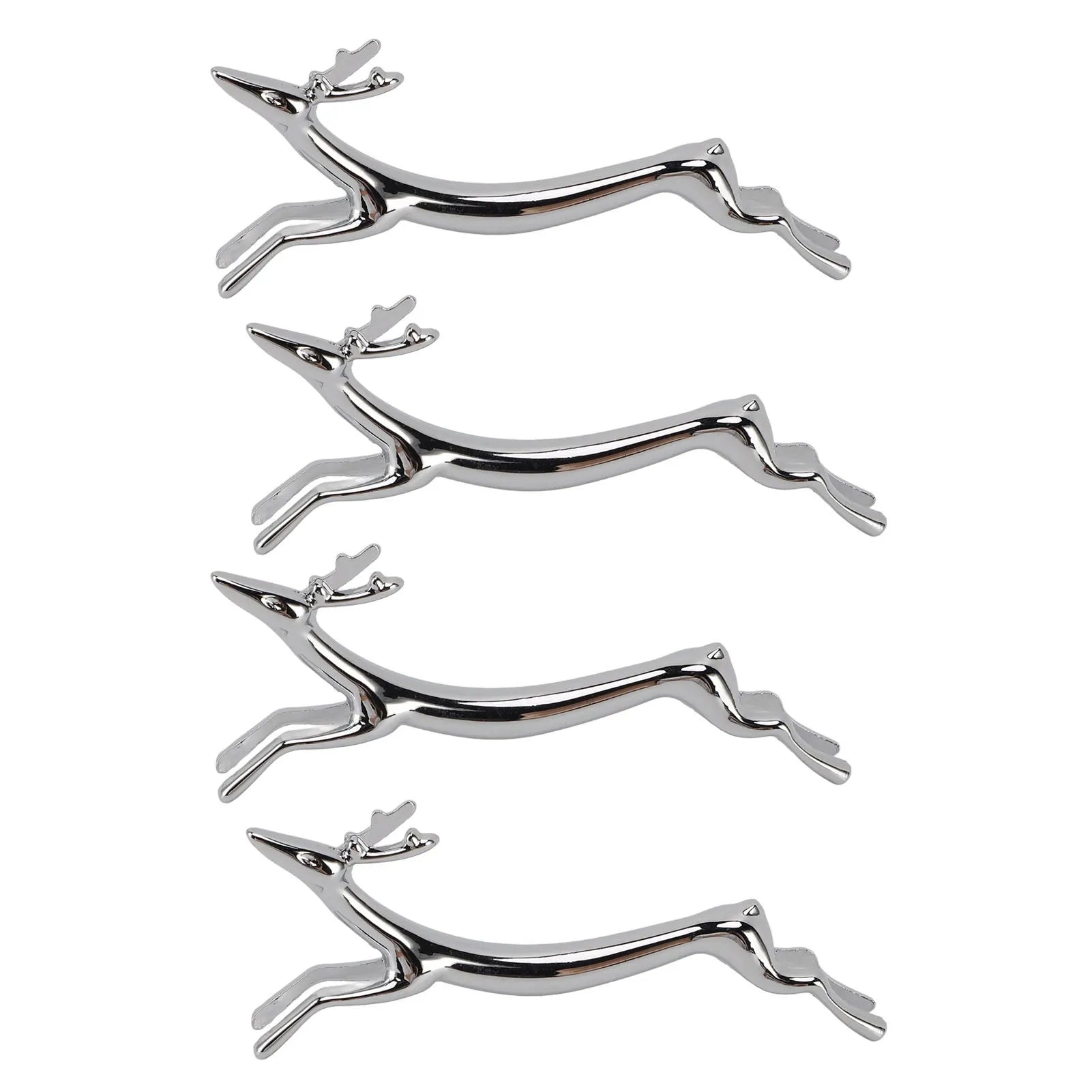 Silver Animal Cutlery Rest Set – Dog & Deer Chopstick and Utensil Holders