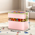 Stackable Multi-Layer Storage Box with Handle for Toys & Home Organization