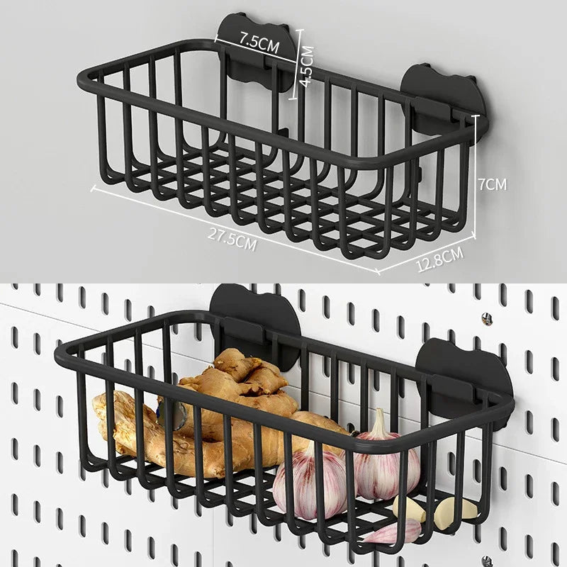 Customizable Pegboard Wall Organizer Accessories for Kitchen & Utility