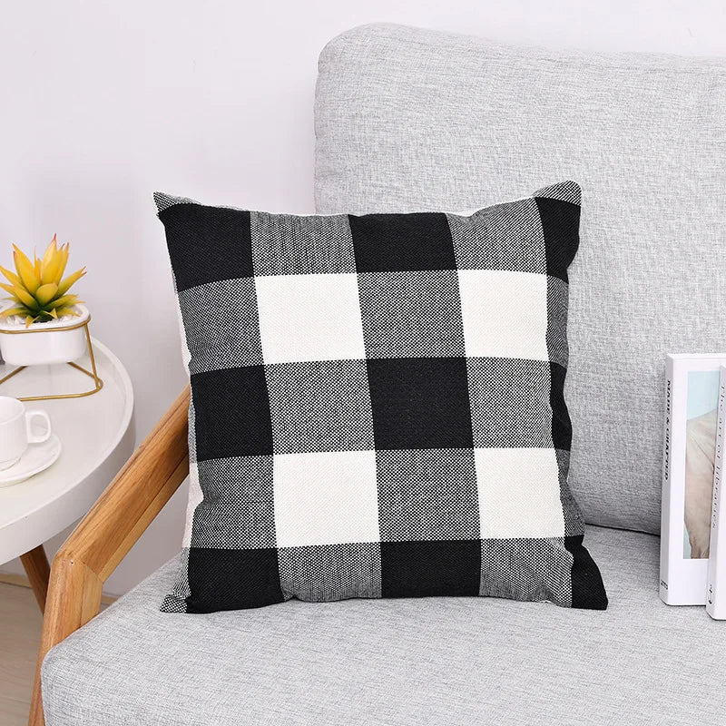Scottish Tartan Plaid Throw Pillow Covers – Holiday & Cozy Home Decor