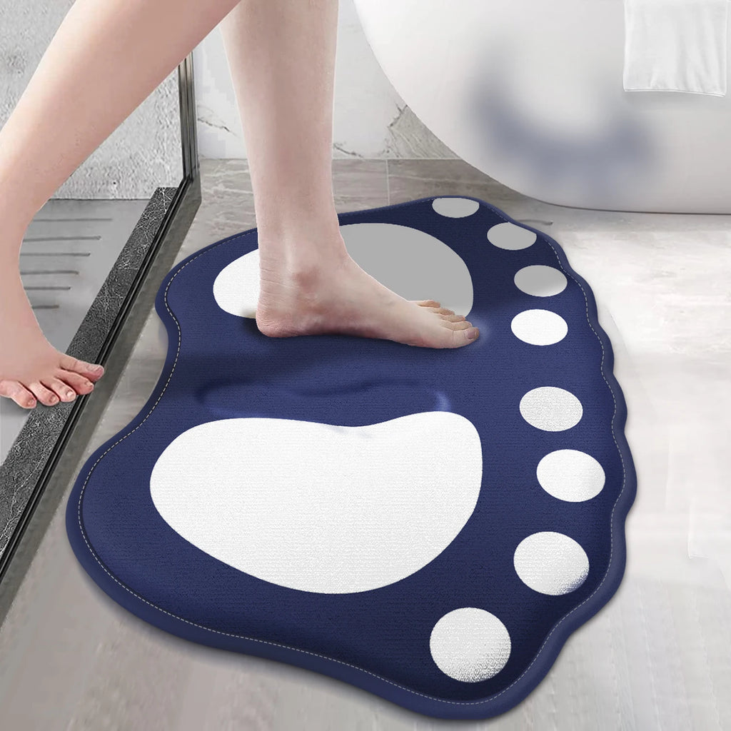 Claw Pattern Anti-Slip Memory Foam Bath Mat