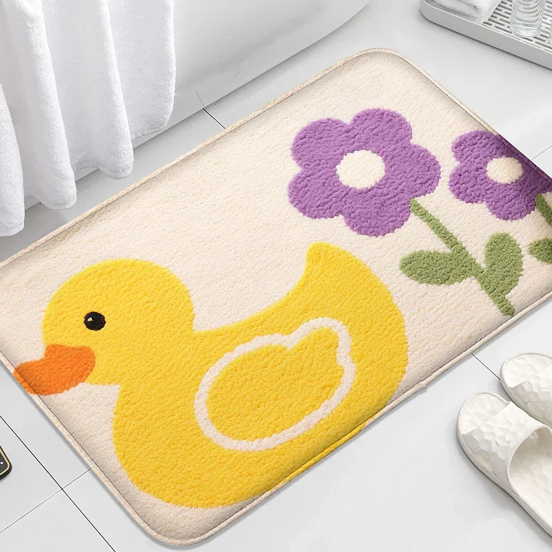 Willow Cartoon Anti-Slip Bath Mat