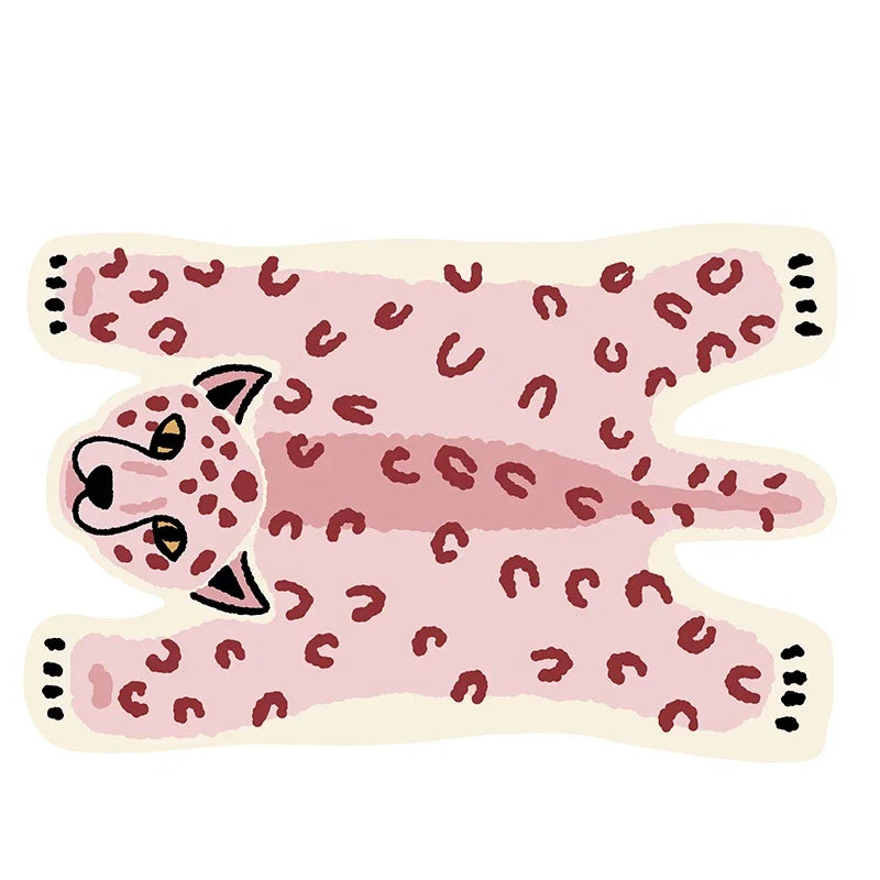 Cartoon Animal Shaped Bath Mat – Soft Anti-Slip Rug for Bathroom, Bedroom, or Nursery