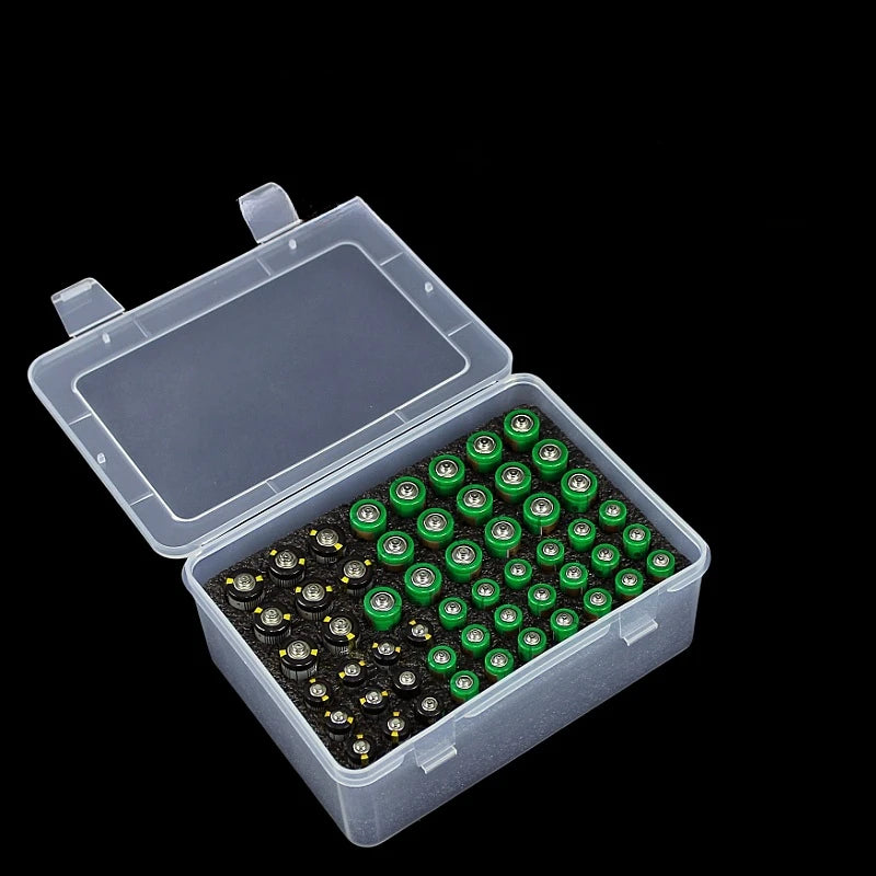 Compact Battery Organizer Box for Drawers and Utility Shelves