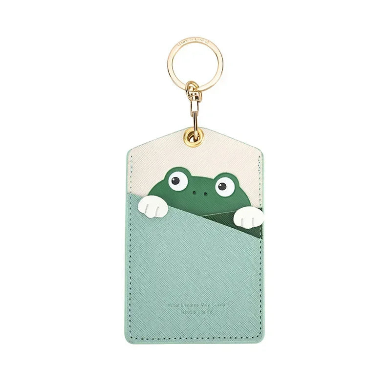 Meadow Animal Card Holder Keychain
