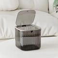 Flip-Top Clear Laundry Capsule Storage Bin