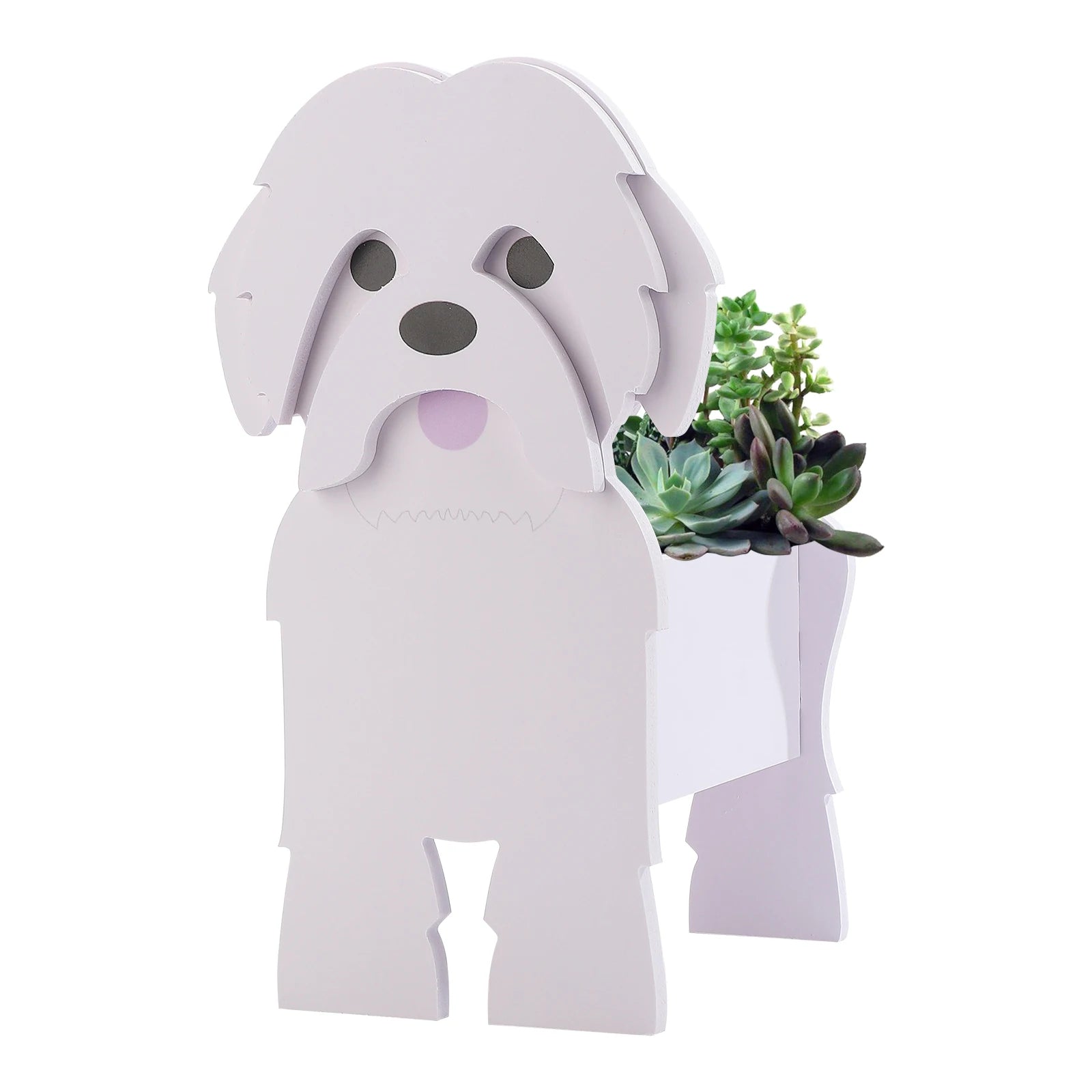 Rowan Dog-Shaped Planter Pot for Small Plants & Succulents