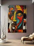 Matisse Abstract Face Tapestry Wall Hanging