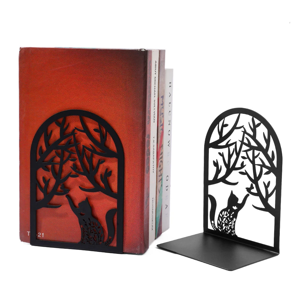 Willow Arch Cat & Dog Metal Bookends