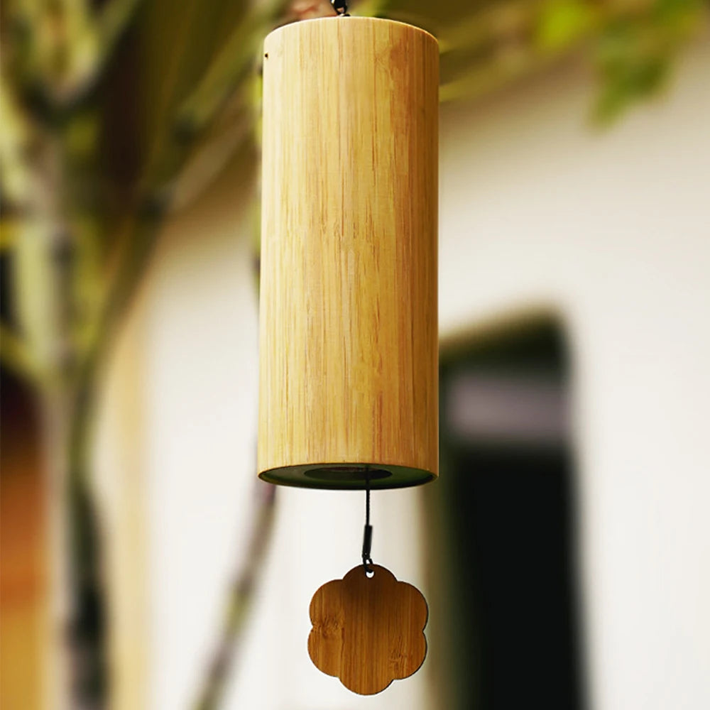 Handmade Bamboo Wind Chime for Garden, Patio, or Meditation Spaces