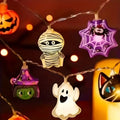 Whimsy Halloween LED String Lights – Battery Operated Indoor Decor