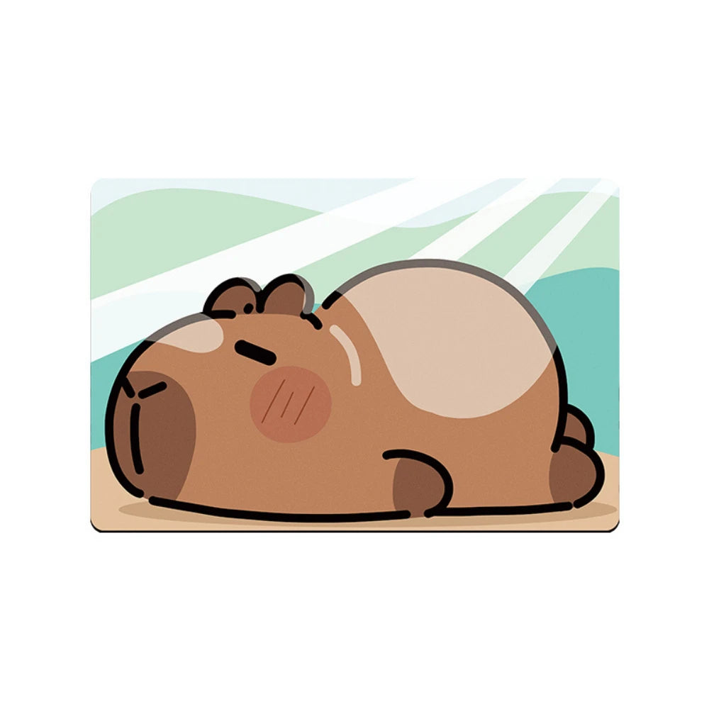 Capybara Bath Absorbent Bathroom Floor Mat – Anti-Slip Quick-Dry Diatom Mud Animal Rug for Bathroom, Entryway, or Kitchen