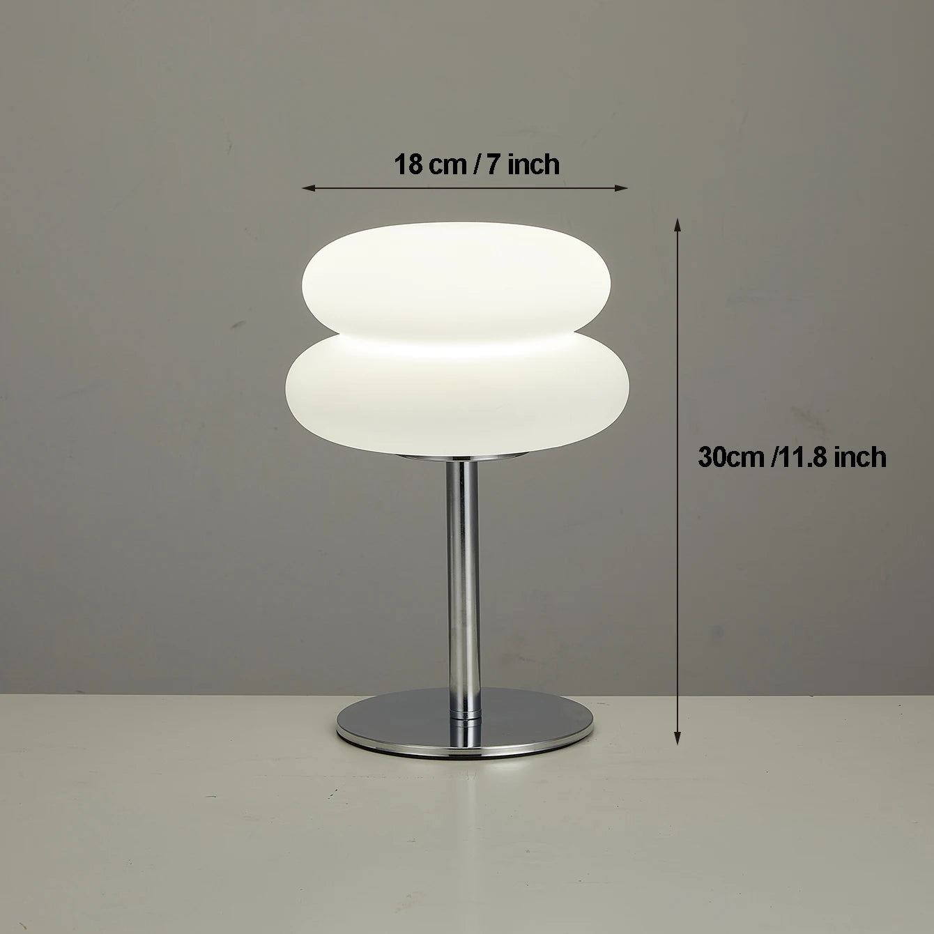 Cloud-Like Bedside Table Lamp with USB and Adjustable Light