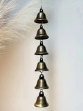 Classic Metal Bell Wind Chime with Chain for Garden or Patio