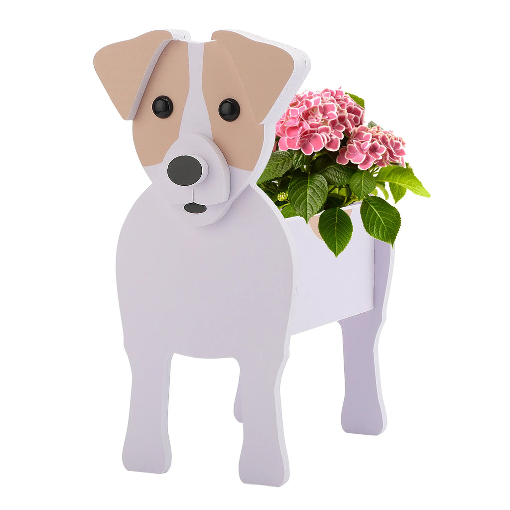 Rowan Dog-Shaped Planter Pot for Small Plants & Succulents