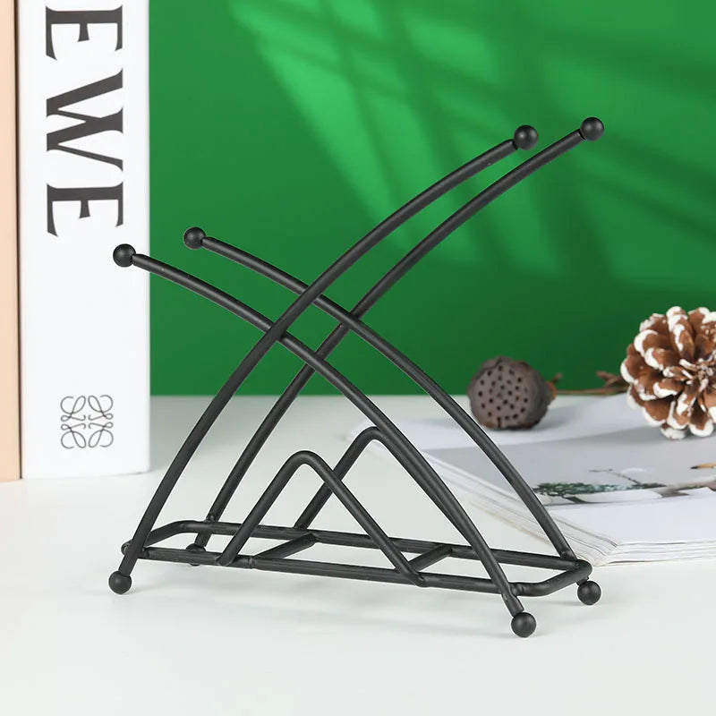 Modern Metal Napkin Holder for Kitchen or Dining Table
