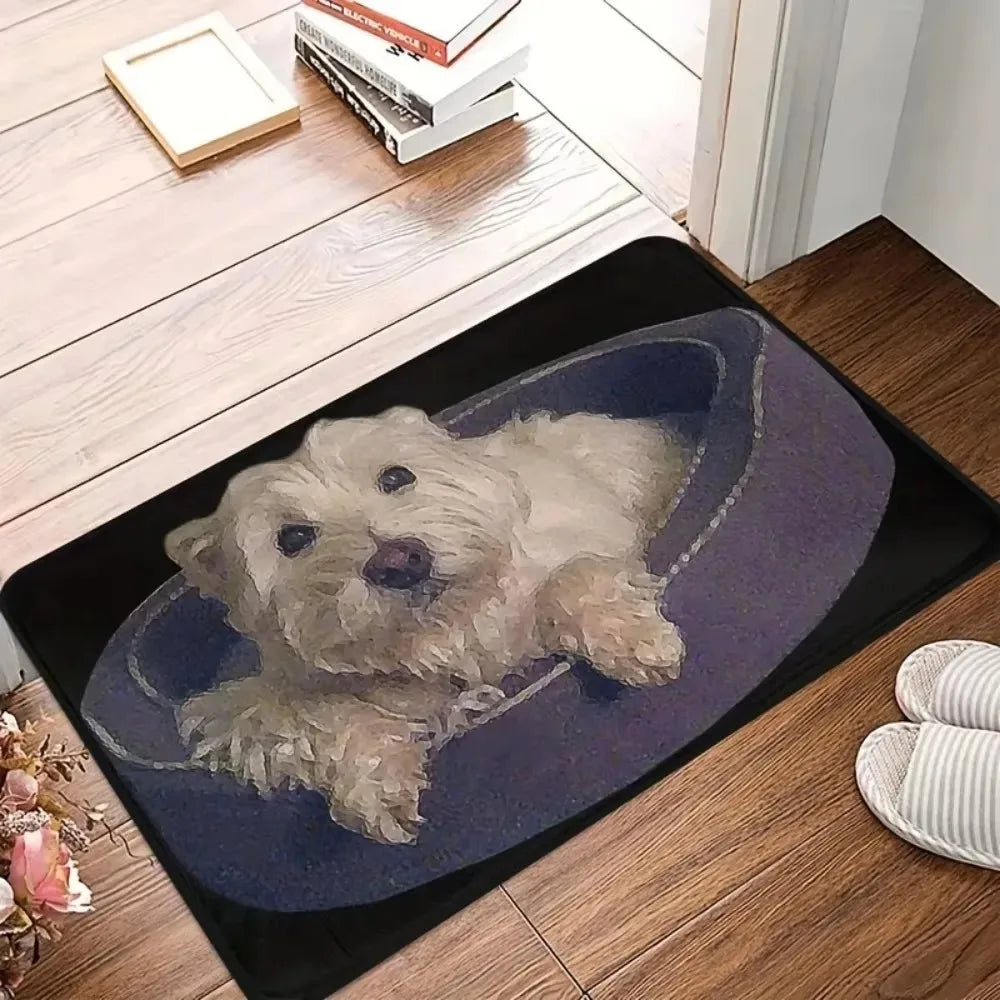 Animal Friends Soft Doormat for Entryway, Kitchen, or Bath