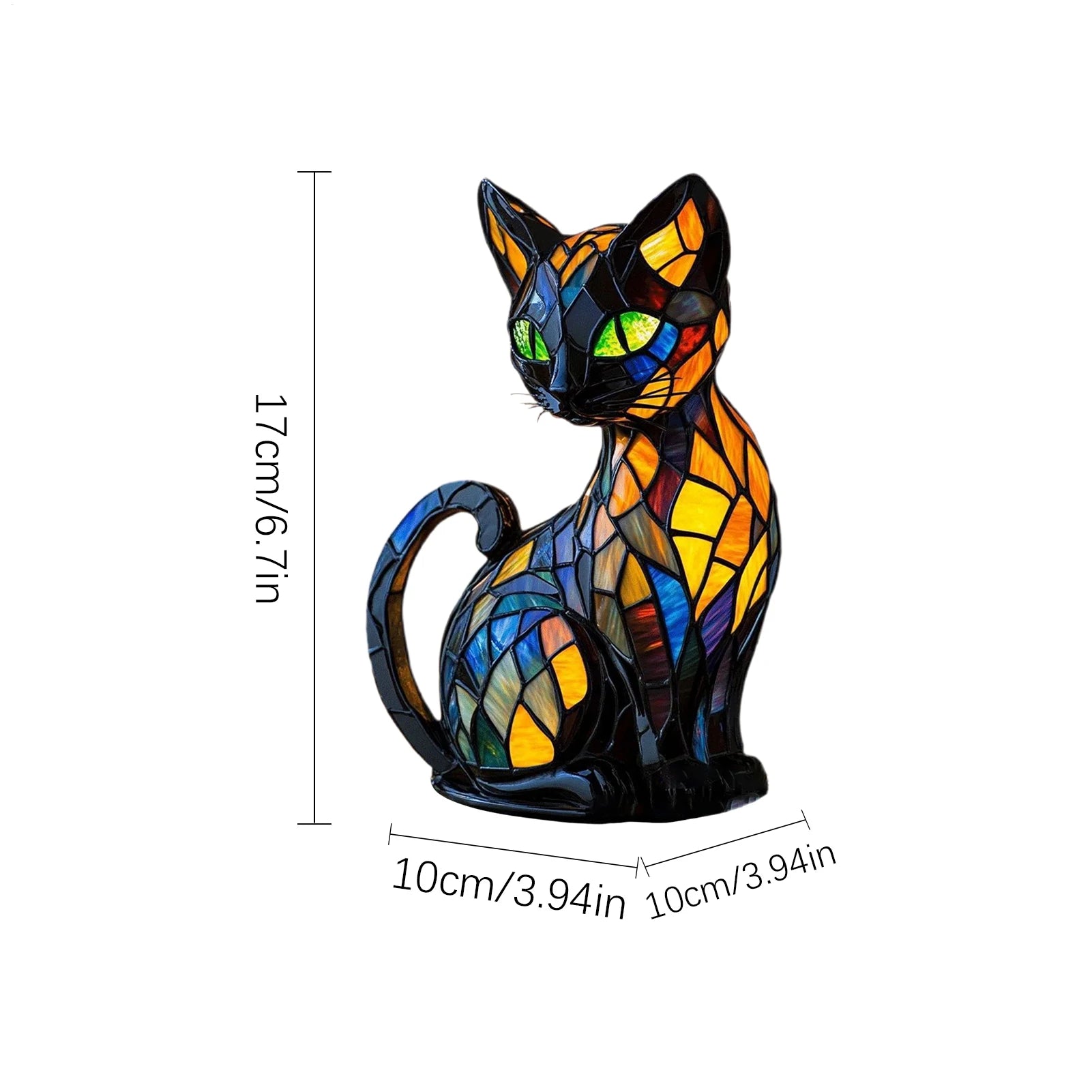 Finn Cat-Shaped LED Bedside Night Light Lamp